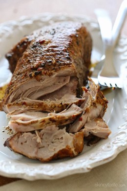 This Crock Pot Balsamic Pork Roast is so easy and literally falls apart once cooked. Here it's cooked with balsamic vinegar and honey which gives it a slight tang that I love!