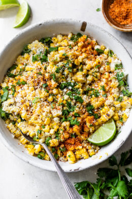 Grilled Corn Salad with Cojita