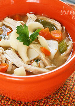 My favorite way to use up leftover turkey is to make a delicious pot of turkey soup. This is also a great way to clean out your refrigerator!